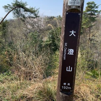 最後の山頂　大澄山
この時期気持ちが良い場所です