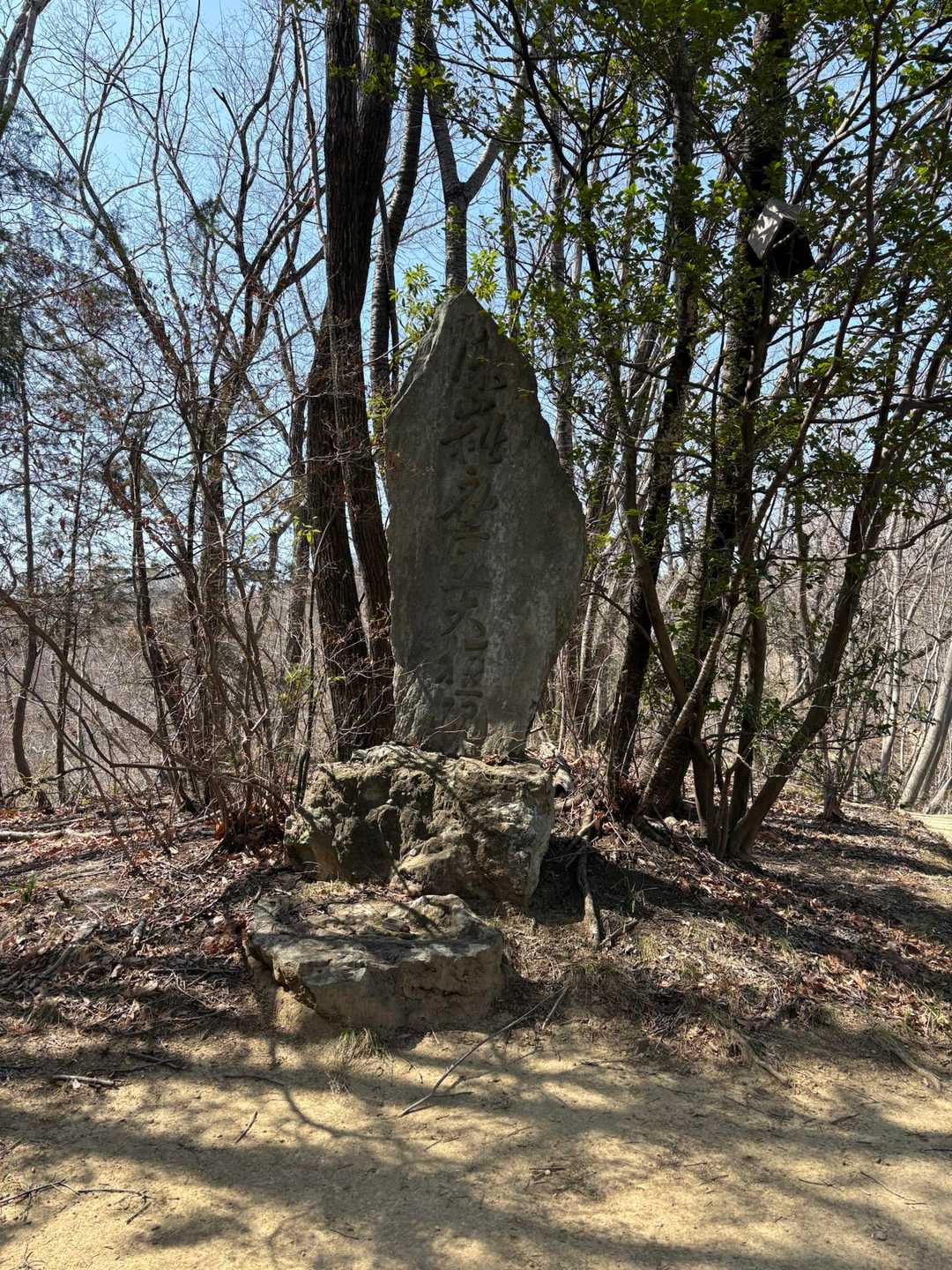 神成山ハイキングコース入口-神成山-古代蓮の里 周回コースの写真