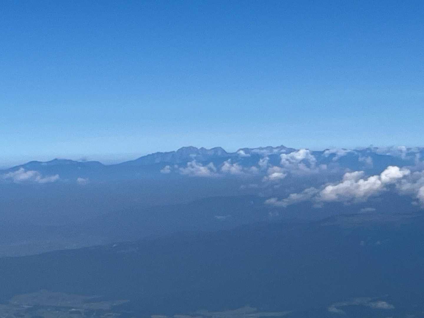 槍・穂高くっきり見える