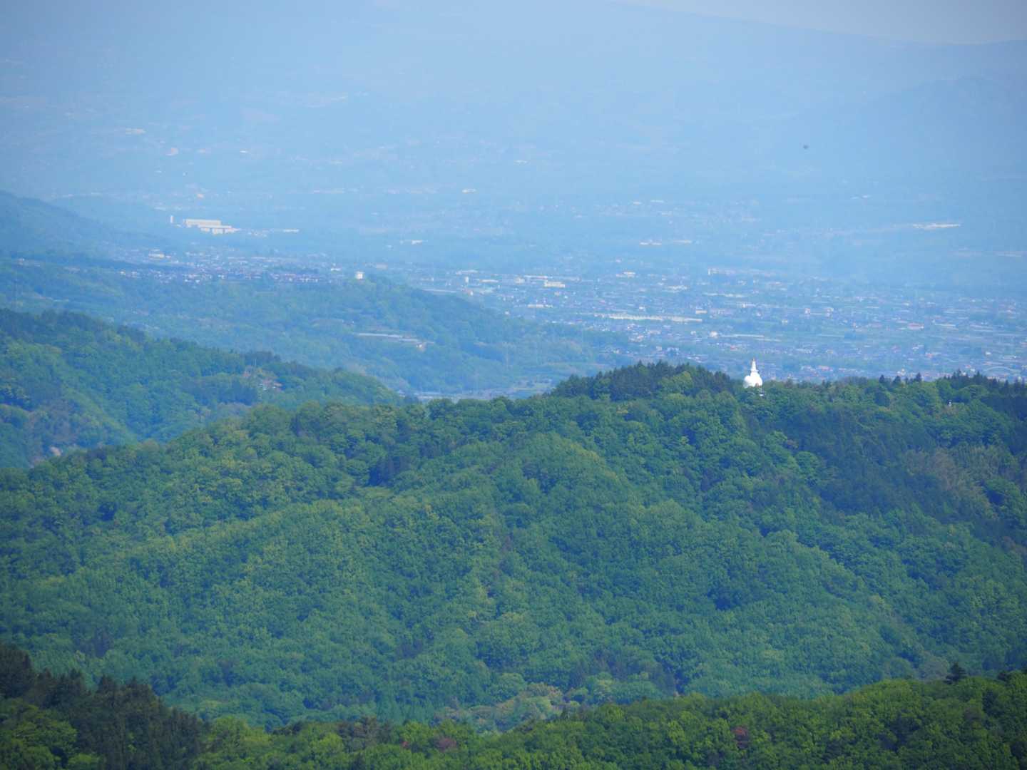 看板を見て仏舎利塔が気になったので撮ってみた！