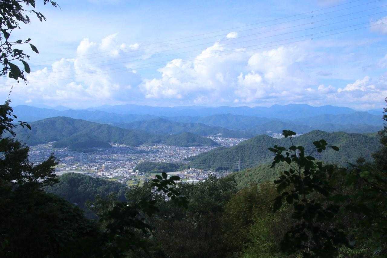 途中で見える景色