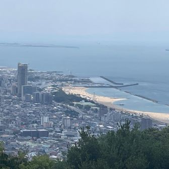 須磨の海水浴場かな