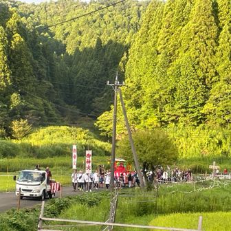 おやじさんを探したけど見つからない💦

あっ！後ろの方に居た😆
大虫神社⛩️まで走っていったらしい🏃