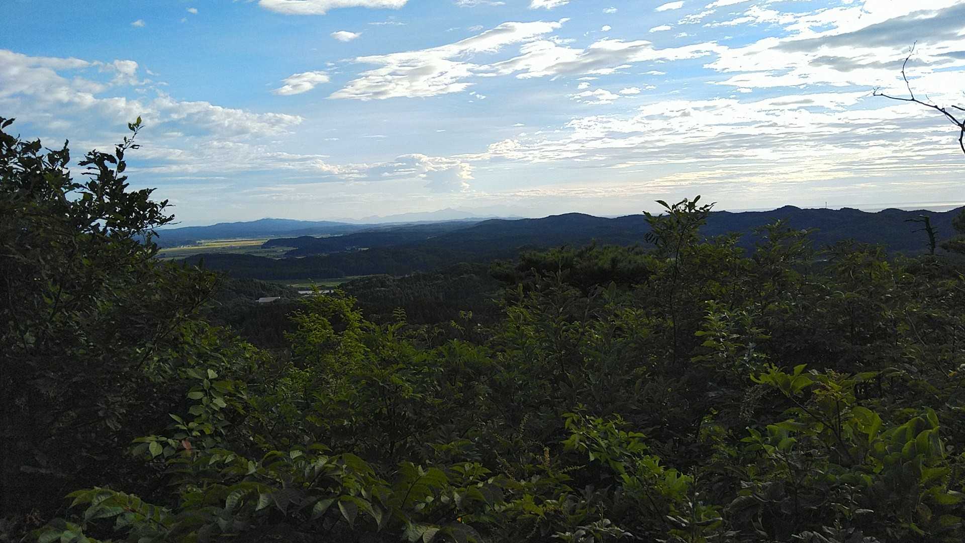 米山方向
(右奥に妙高連山)