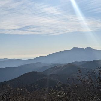 足尾山頂上からの眺望は素晴らしい!