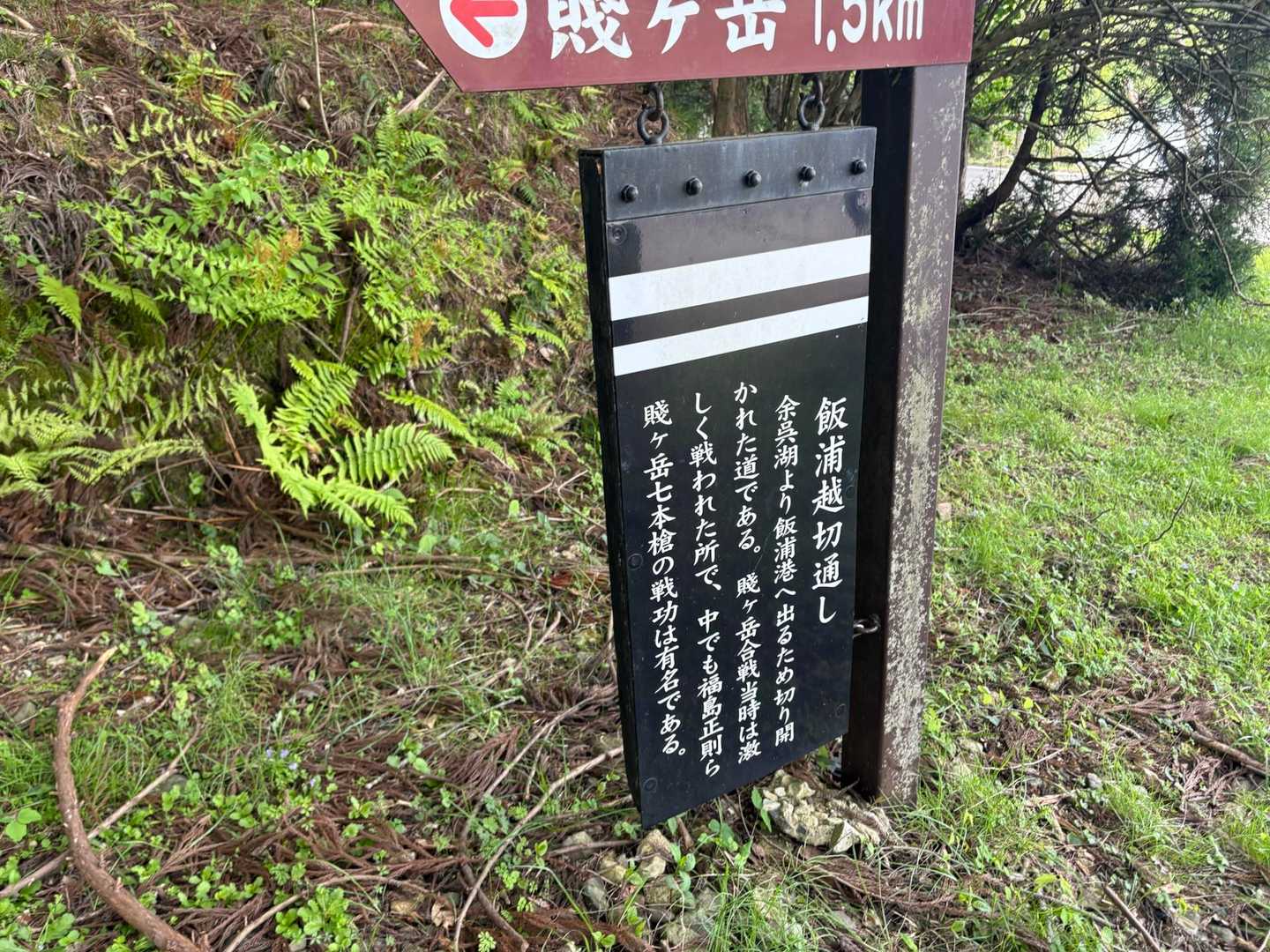 【フラット登山】滋賀・賤ヶ岳と余呉湖の写真