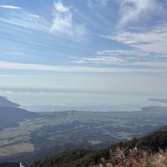 寒風から琵琶湖方面の眺め。
素晴らしい