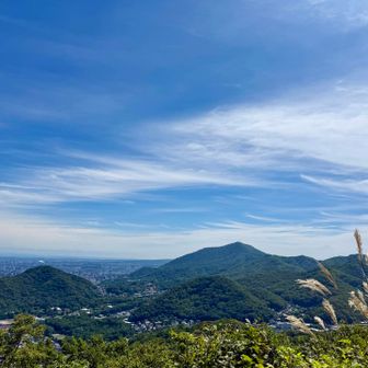 2回目の三角山

少しすっきりして元気出ました🖐️
二人静かの散歩道から帰ります！