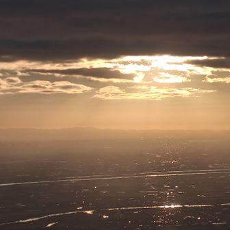 ほんのり天使の梯子✨