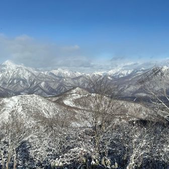 冬季限定のベストビュースポット📸

ですがこの日は頸城オールスターズは雲隠れ