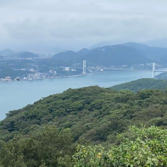 風頭山頂から