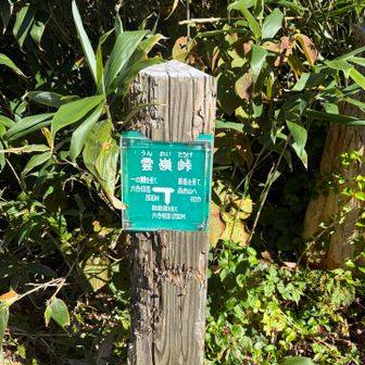 ここは雲嶺峠