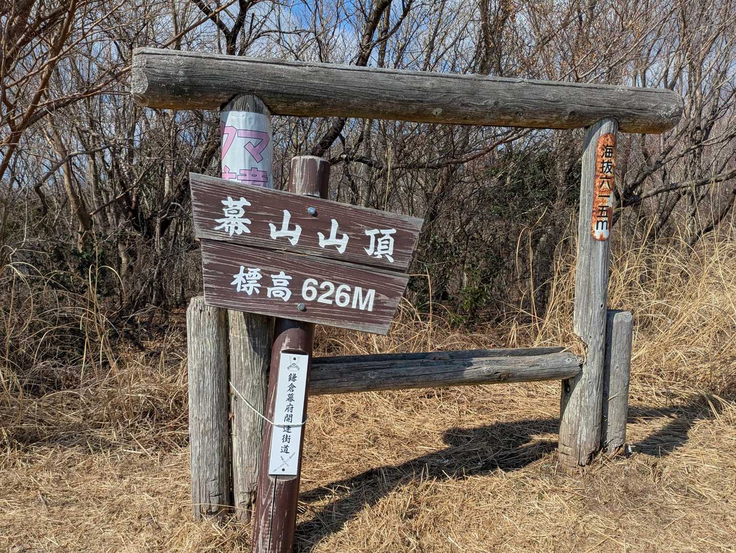 幕山頂上に到着