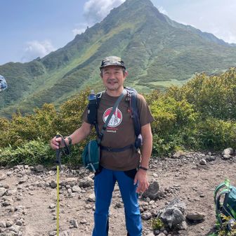 振り返って　サヨナラ利尻山