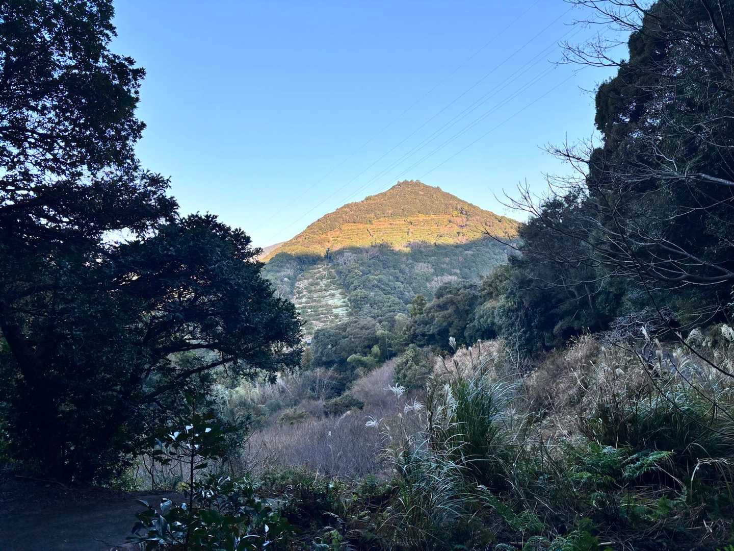 馬山 往復コースの写真