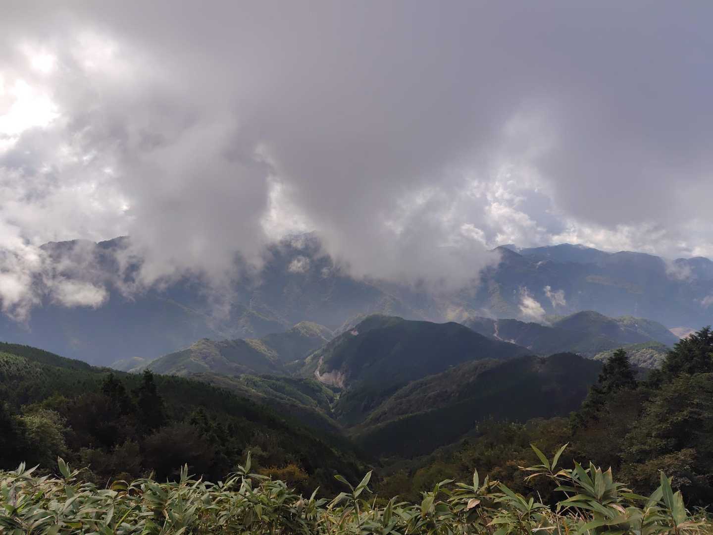 笠菅峠-泉山 往復コースの写真