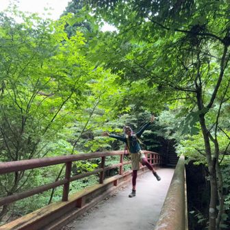 赤い橋

走って振り返り勢いついておっとっと……
