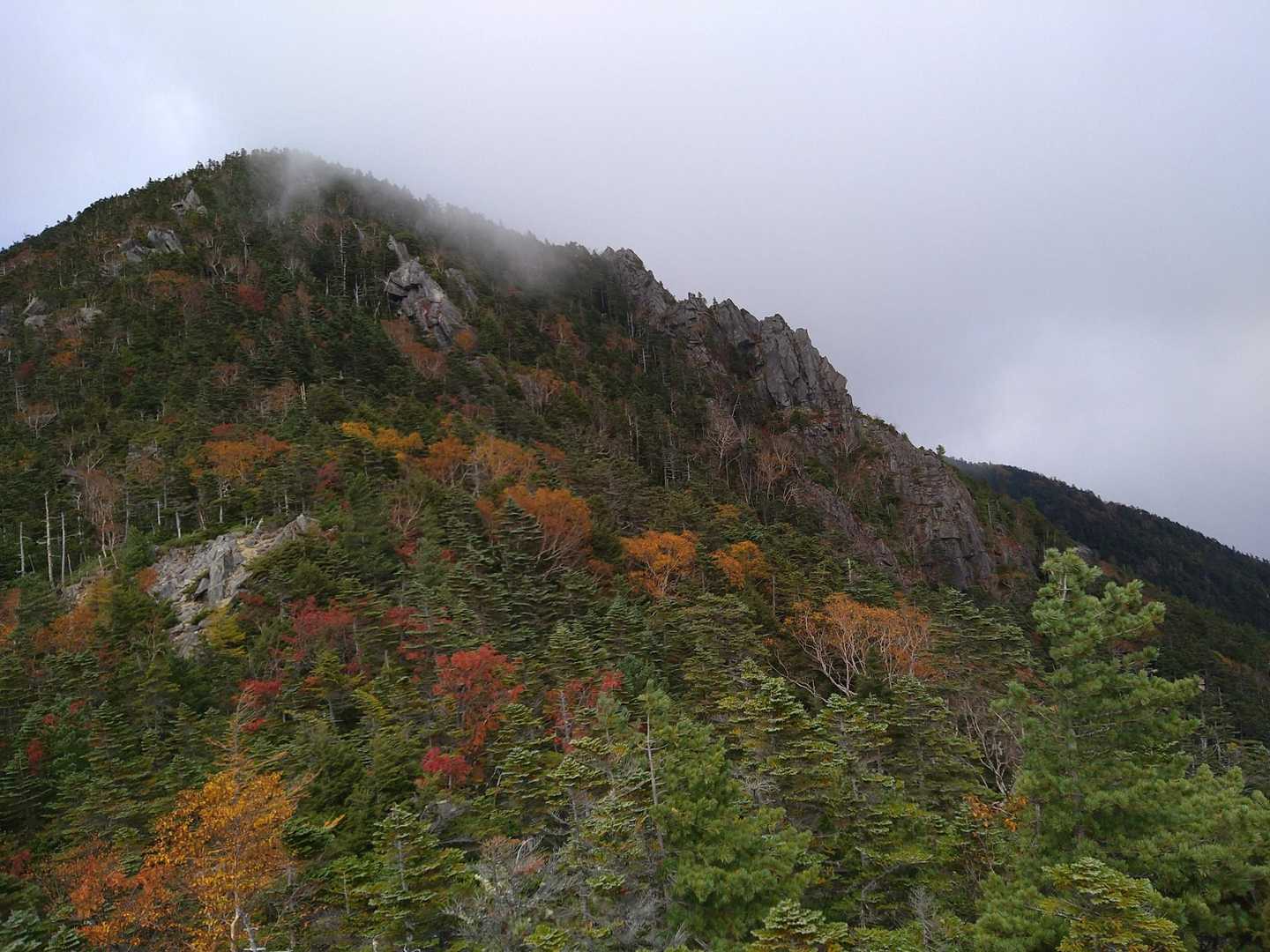 大弛峠-天狗岩-北奥千丈岳 往復コースの写真
