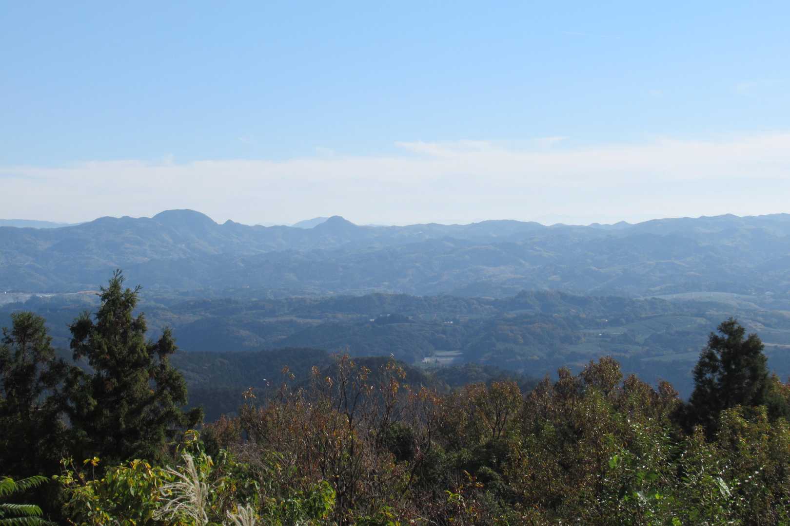 明星山-白金山-向耳納 周回コースの写真