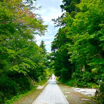 最後は参道