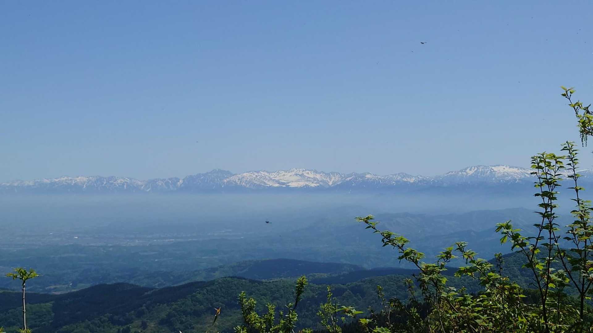 立山、薬師岳。