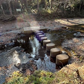 吾妻峡にかかる、ドレミファ橋。
美しい峡谷。