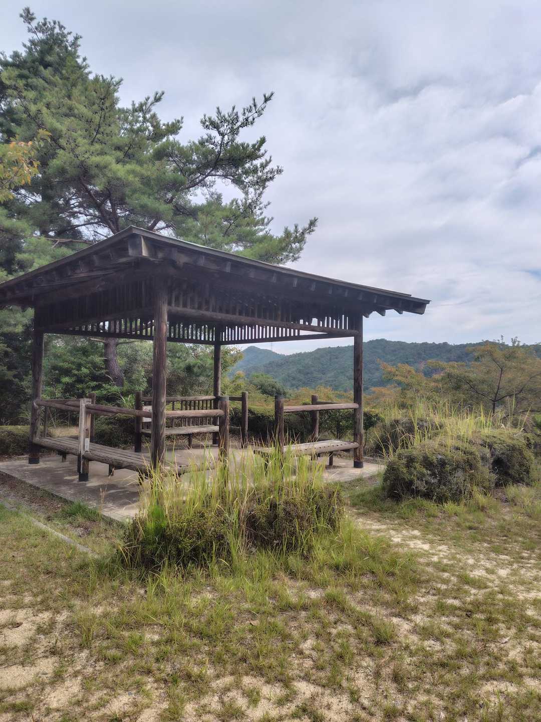 広場には東屋が✨