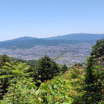 山頂からの展望✨背振山や太宰府市街、大野城市街、水城も見えています✨