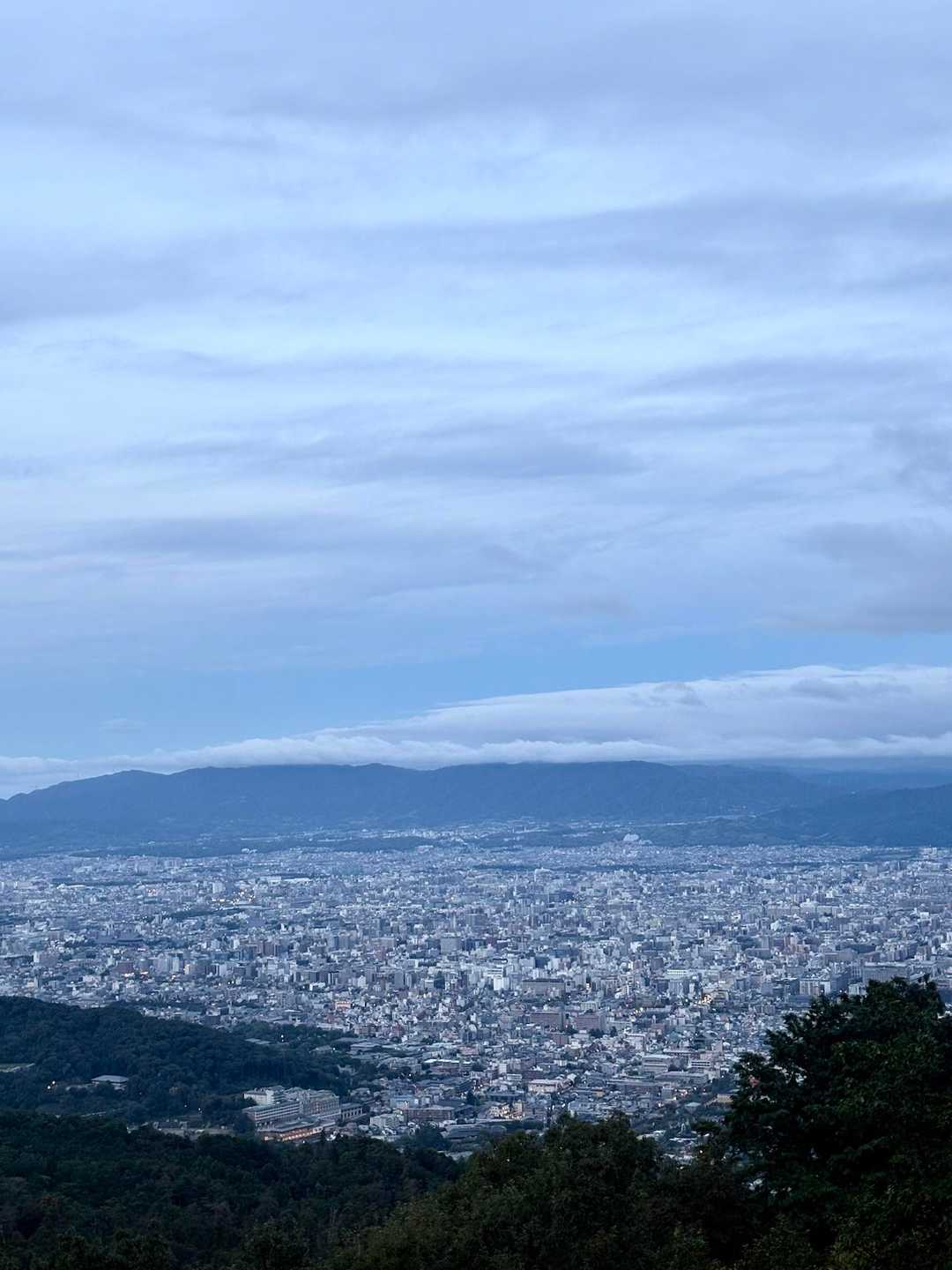 夜景は終わりましたね