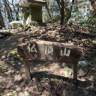 いつのまにか仏頂山山頂
宝満山より40m高い