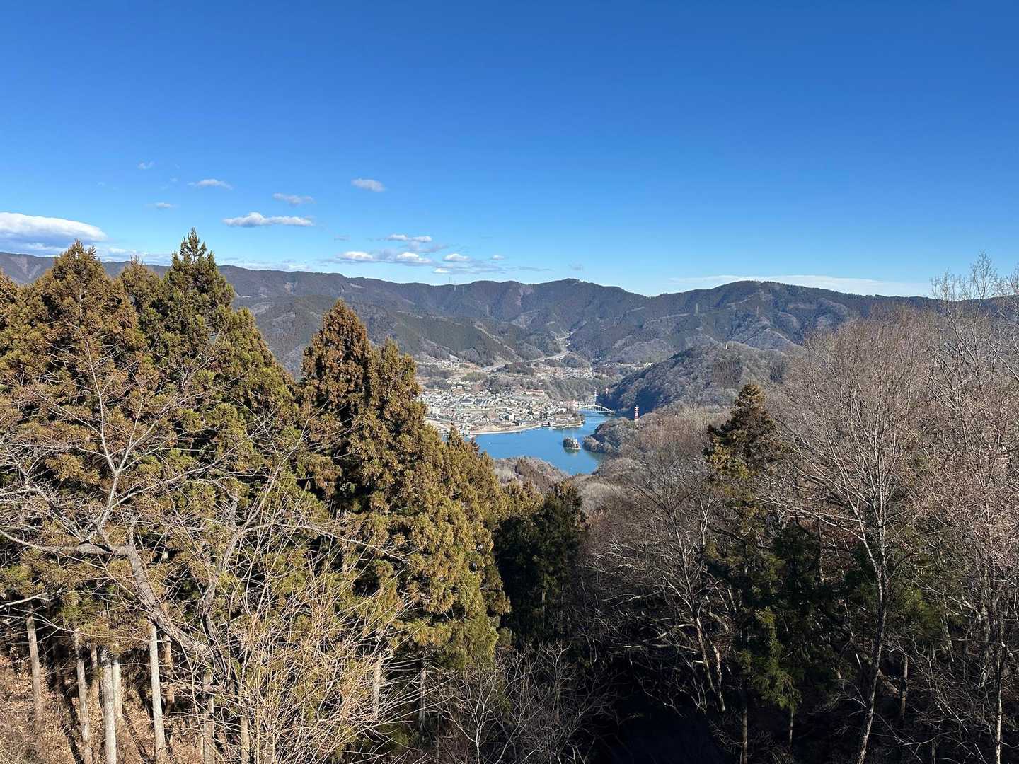 相模湖駅も見える！