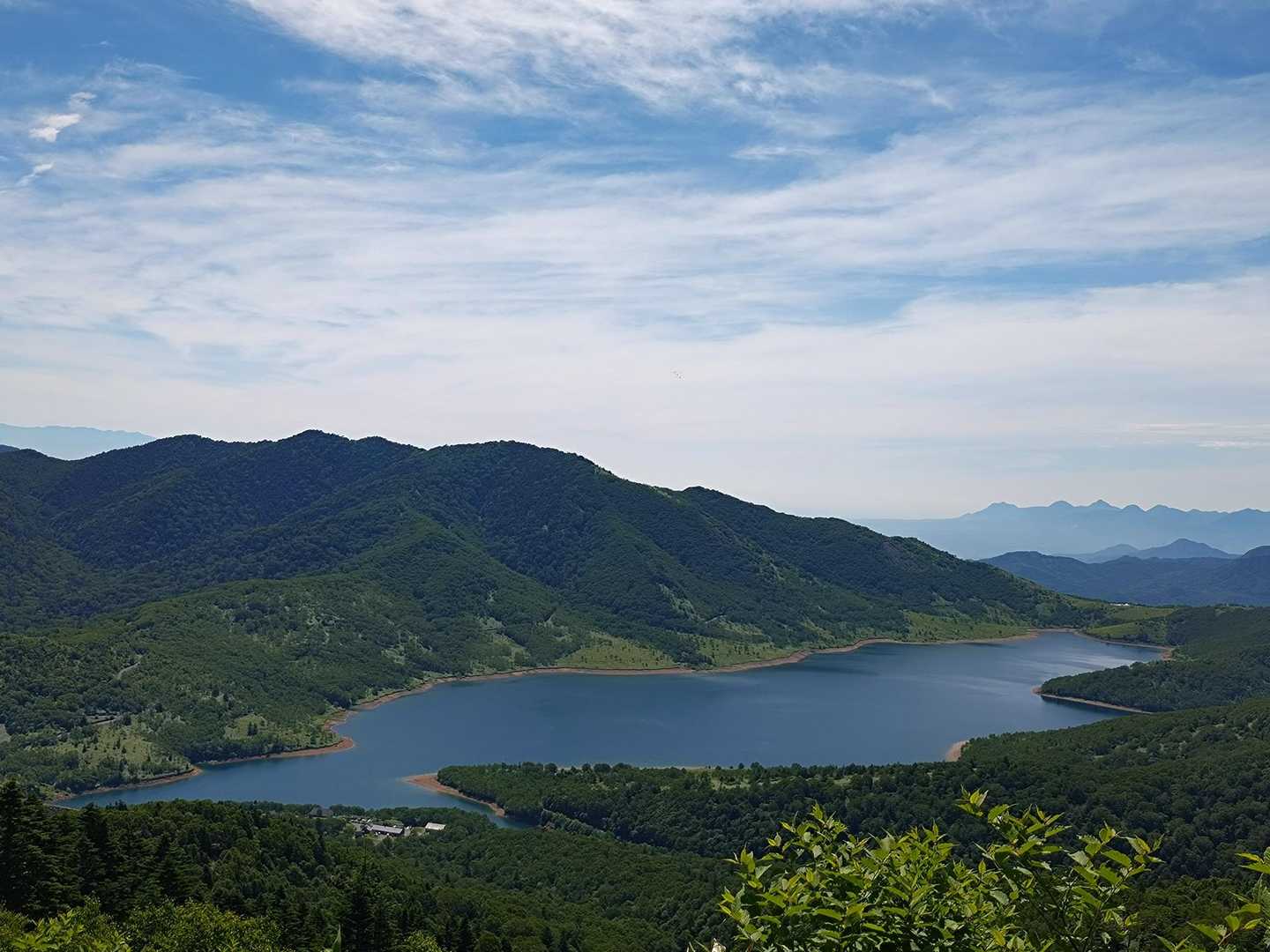 こちらから眺める野反湖も素敵でした✨