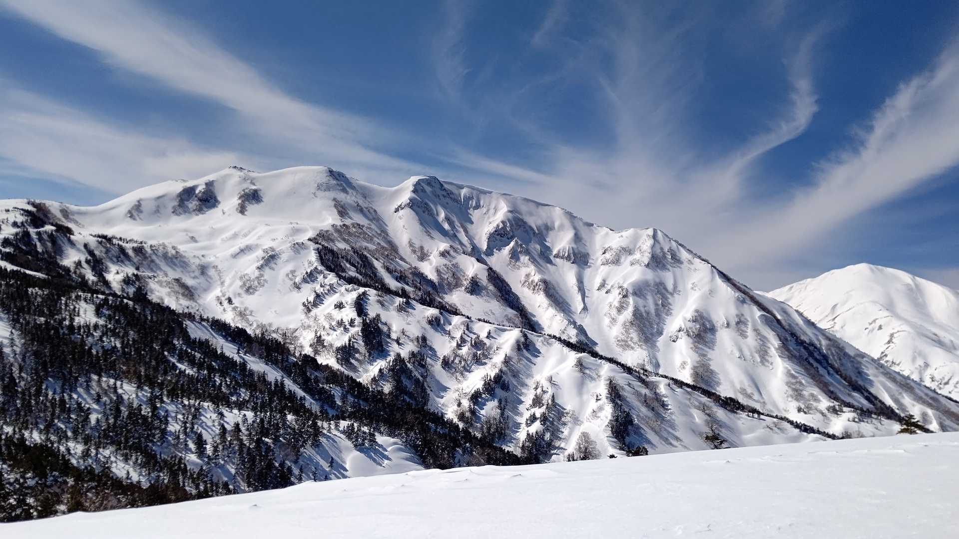 白馬乗鞍岳カッコいい
