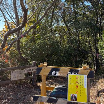 楞厳寺山へのルートは今は通れないかな？