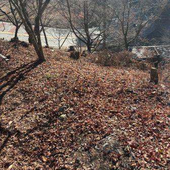 鶴峠。右上の屋根がトイレ。