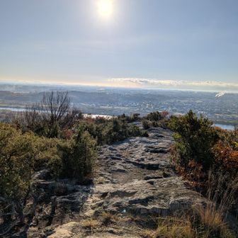 海側の〜絶景🤩を見つつ升田山ハント！ここでプチ休憩