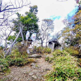大日山の山頂、かつてはここが稲村ヶ岳だったそうな