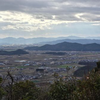 箕作山山頂からの眺め