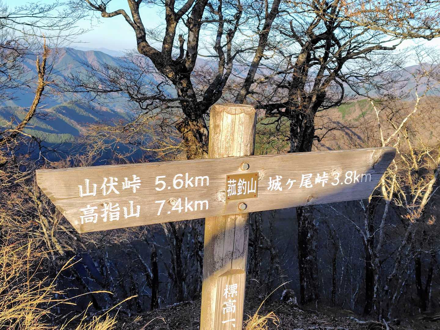 山頂標識👍