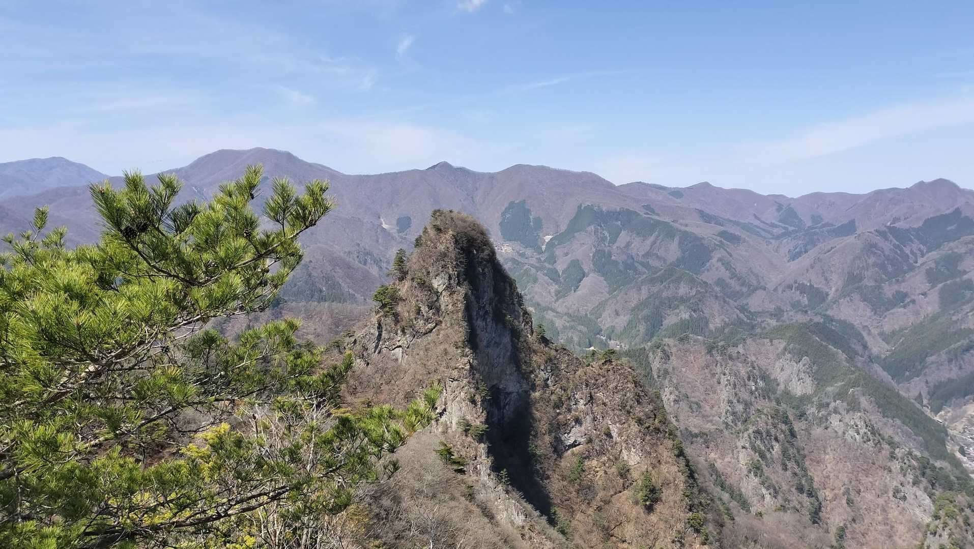三段の滝・碧岩登山口-大岩 往復コースの写真
