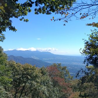 赤城山が近くに見えました。