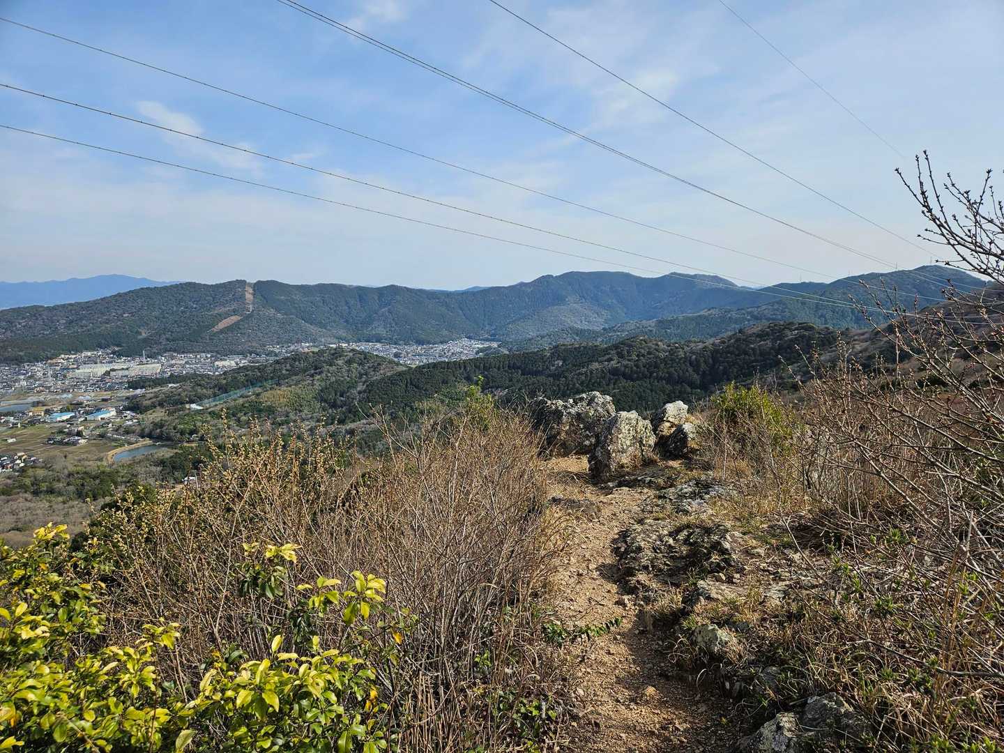 二川自然歩道入口-東山-座談山 往復コースの写真