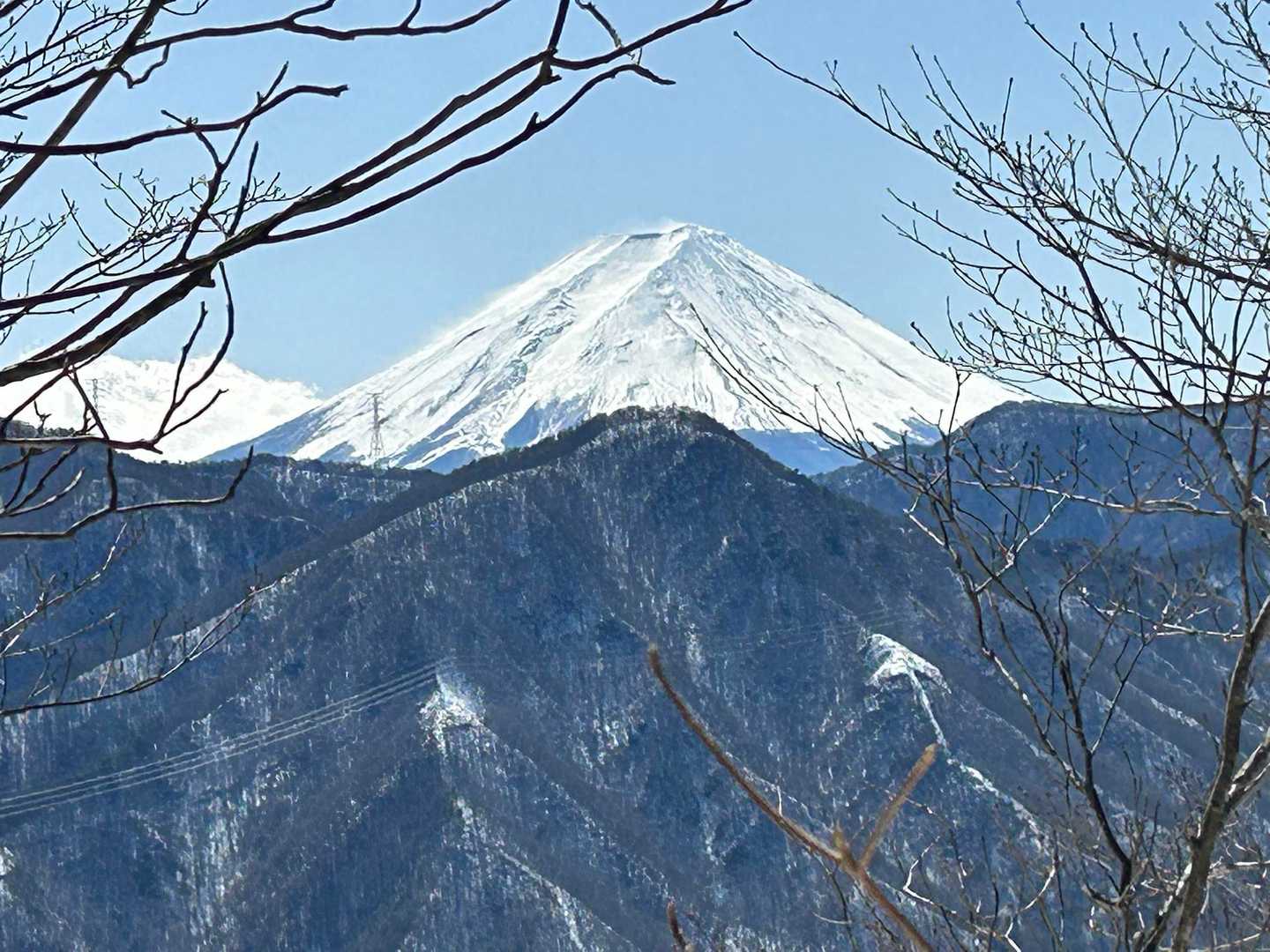 富士山見えたー！