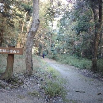 畝傍山登山口💪