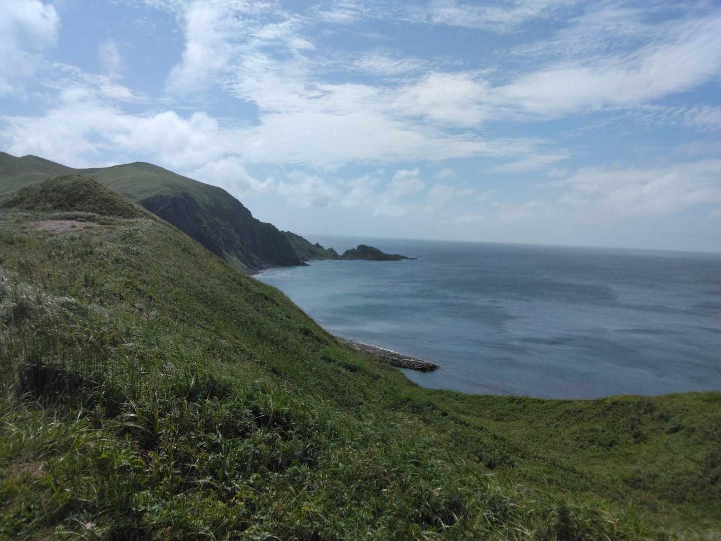 ゴロタ山の海岸線