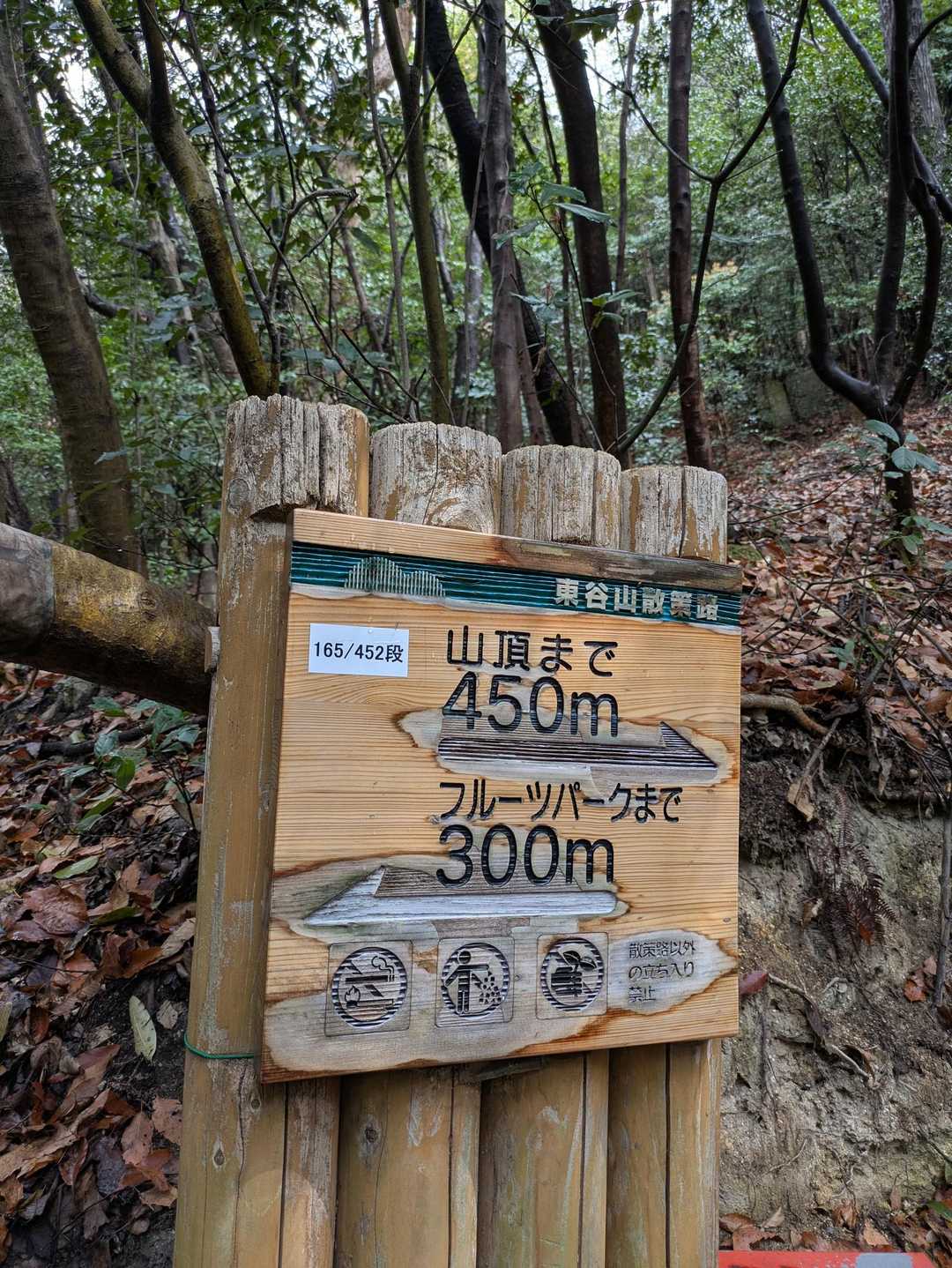 道標は見やすくキレイ