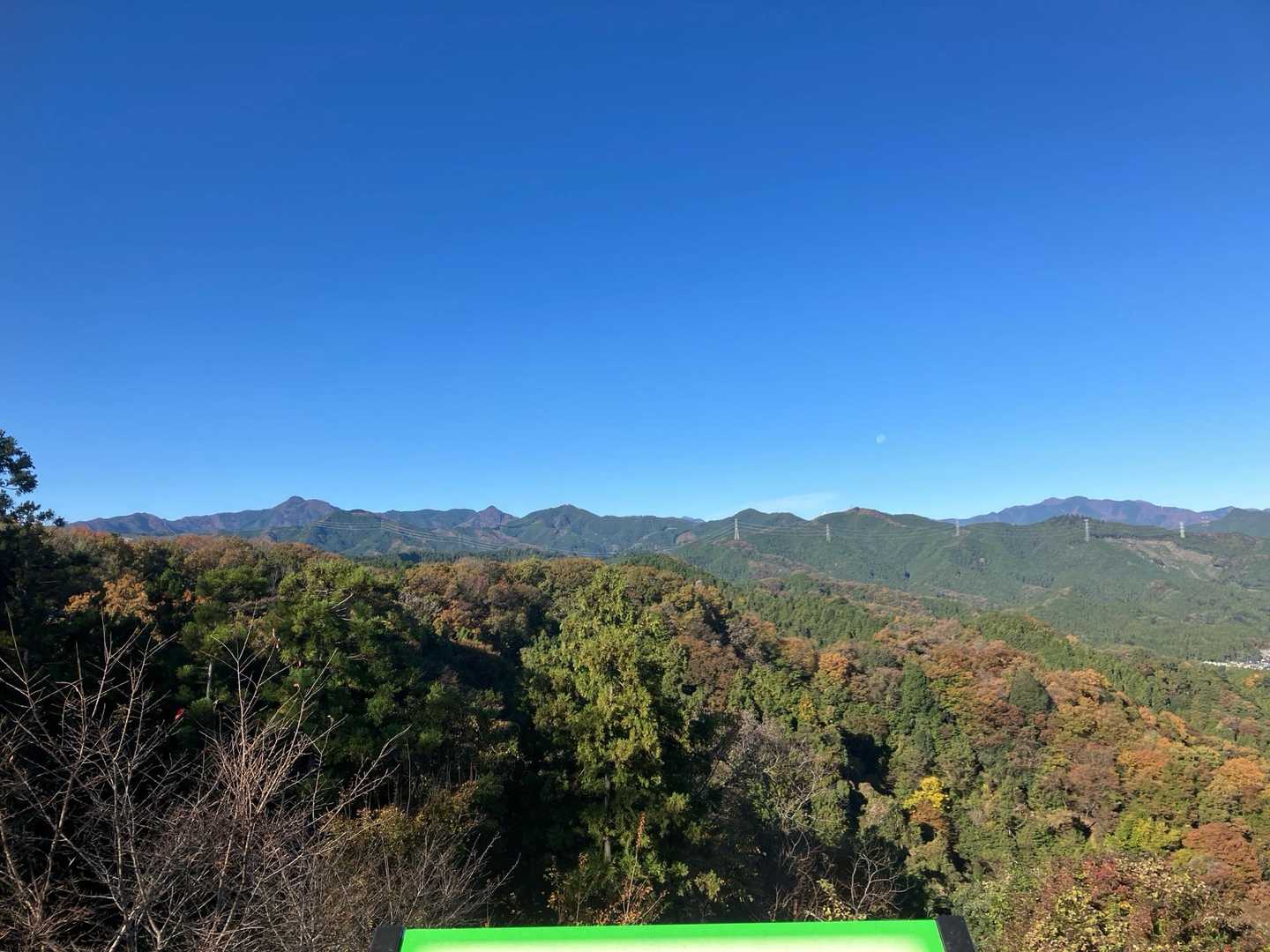 宮ノ平駅-稲荷神社前バス停-天狗岩自然歩道入口-愛宕山-要 縦走コースの写真