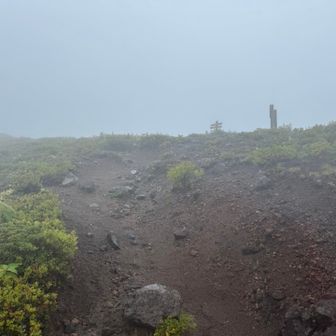 西山への分岐