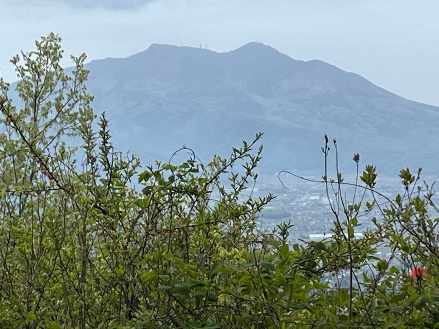 あまり展望は期待出来ませんが、筑波山