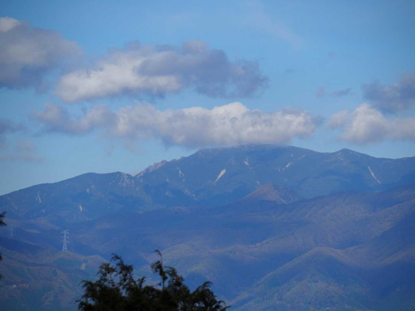 瑞牆山と金峰山